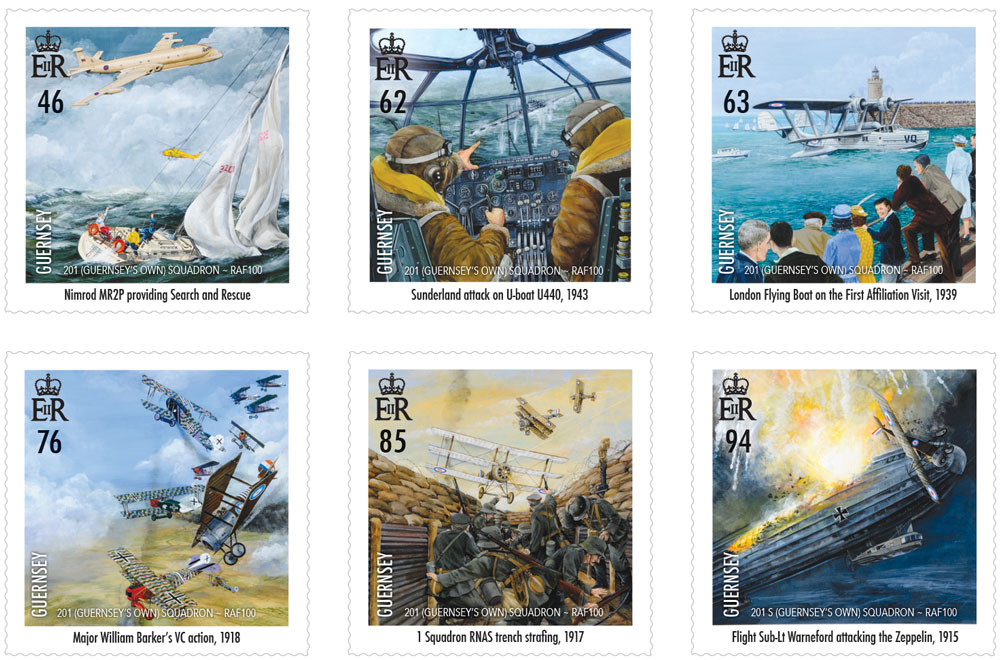 Set of 6 Stamps